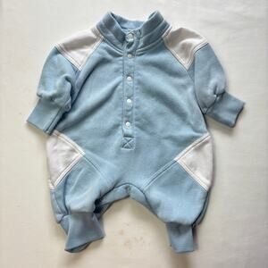 Vintage Baby Blue Bodysuit 3 months